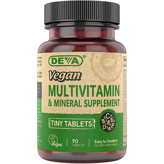 Deva Vegan Multivitamin & Mineral Supplement Tiny Tablets