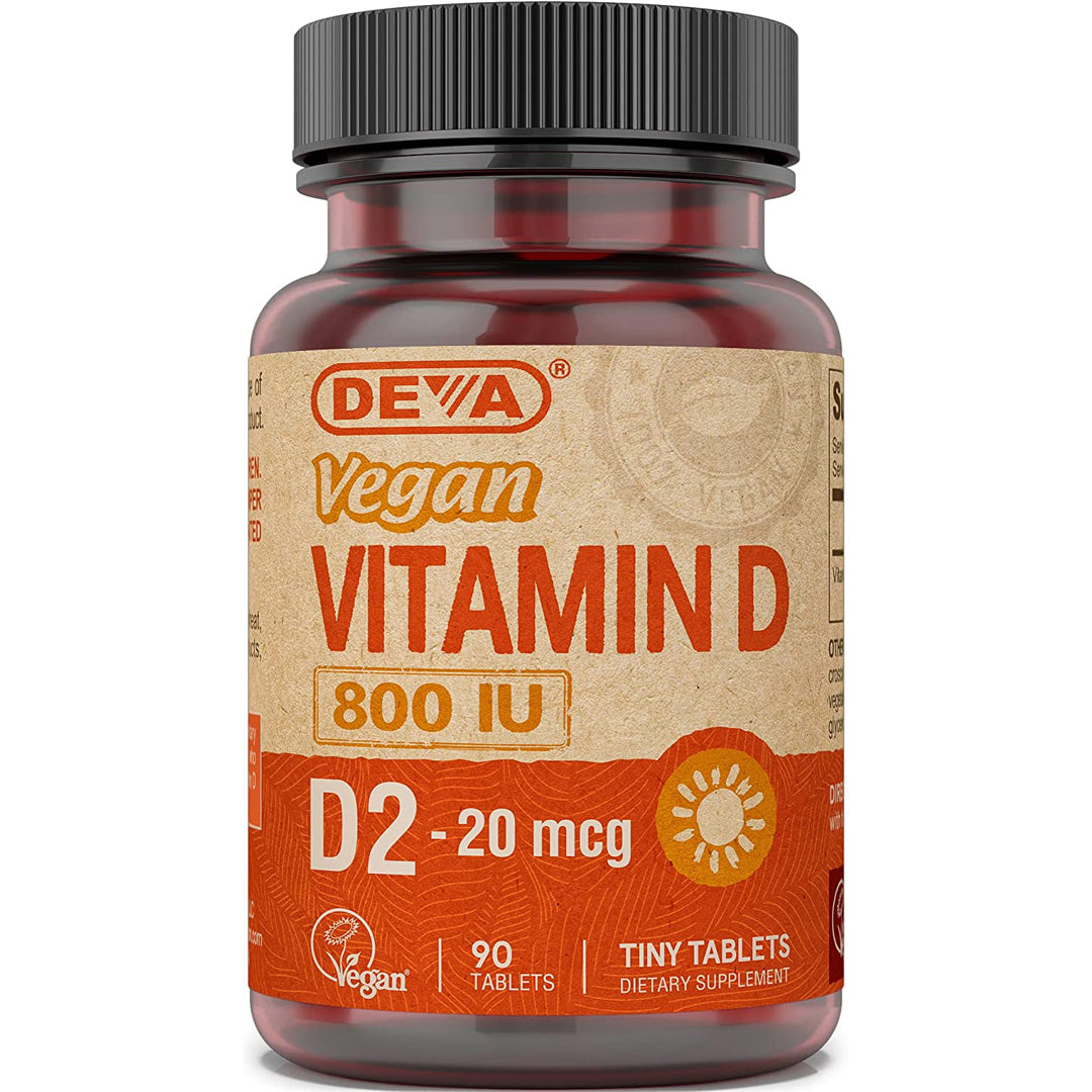 Deva Vegan Vitamin D2 800 IU