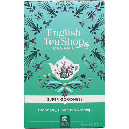 English Tea Shop Organic Cranberry, Hibiscus & Rosehip Tea