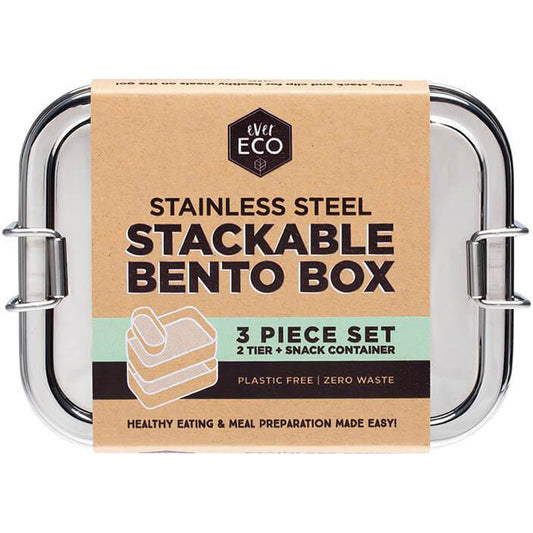 Ever Eco Stainless Steel Stackable Bento Box