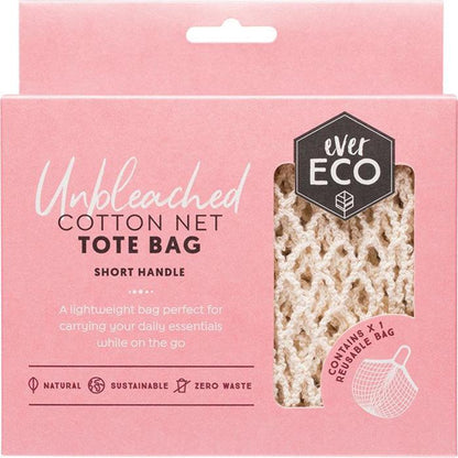 Ever Eco Organic Cotton Net Tote Bag Short Handle