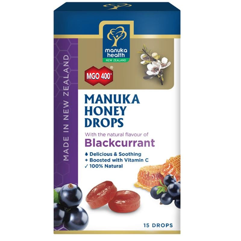 Manuka Health Manuka Honey & Blackcurrant Lozenges