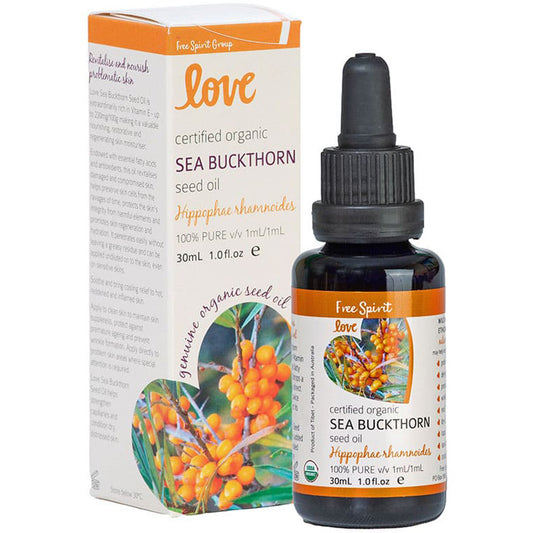 Free Spirit Love Certified Organic Sea Buckthorn Seed Oil