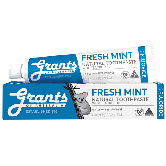 Grants Fresh Mint with Fluoride Toothpaste