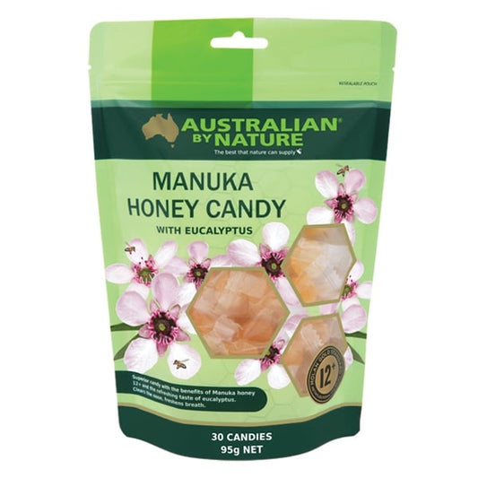 Australian By Nature Manuka Honey Candy 12+ (MGO 400) with Eucalyptus