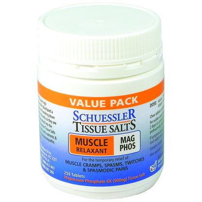 Schuessler Tissue Salts Mag Phos (Magnesium Phosphate) - Muscle Relaxant