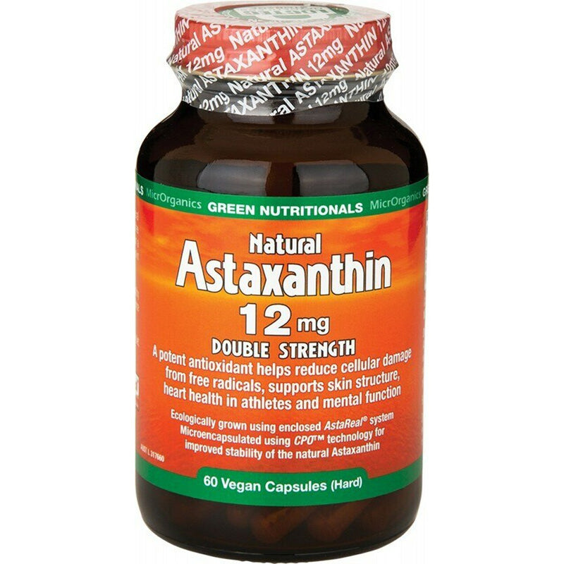 Green Nutritionals Natural Astaxanthin 12mg