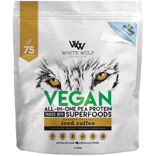 White Wolf Vegan All-In-One Superfood Pea Protein Blend