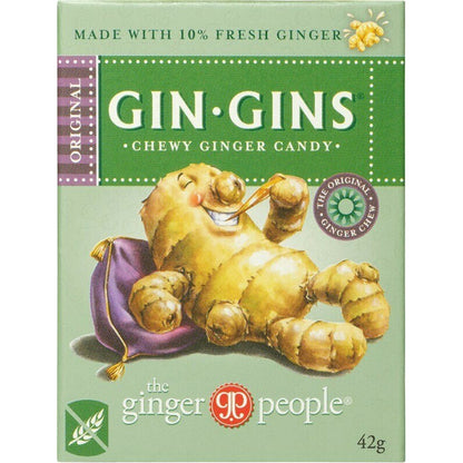 The Ginger People Gin Gins Original Ginger Chews