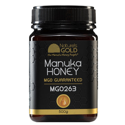 Nature's Gold 100% Raw Australian Manuka Honey MGO 263