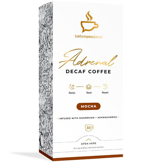 Before You Speak Adrenal Reset Decaf Coffee