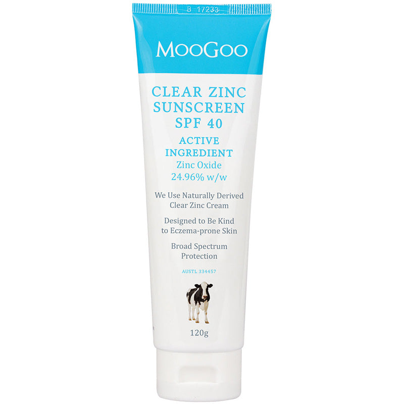 MooGoo Clear Zinc Sunscreen SPF 40