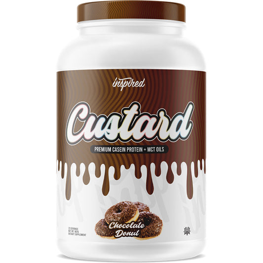 Inspired Custard Premium Casein Protein + MCT Powder
