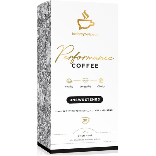 Before You Speak Performance Coffee
