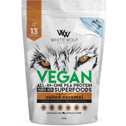 White Wolf Vegan All-In-One Superfood Pea Protein Blend