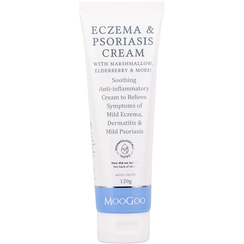 MooGoo Eczema & Psoriasis Cream with Marshmallow, Elderberry & More