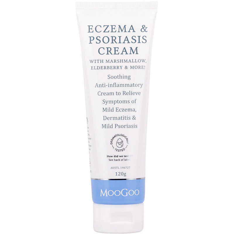 MooGoo Eczema & Psoriasis Cream with Marshmallow, Elderberry & More