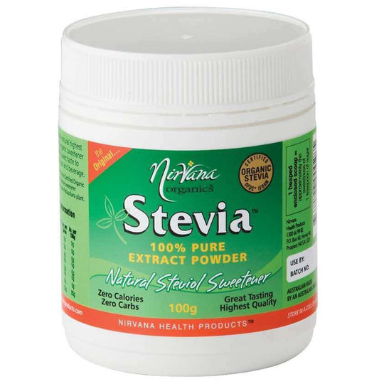 Nirvana Organics Stevia 100% Pure Extract Powder