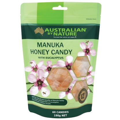 Australian By Nature Manuka Honey Candy 12+ (MGO 400) with Eucalyptus