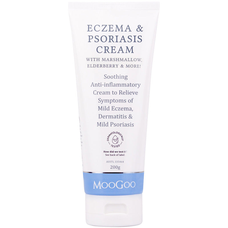 MooGoo Eczema & Psoriasis Cream with Marshmallow, Elderberry & More