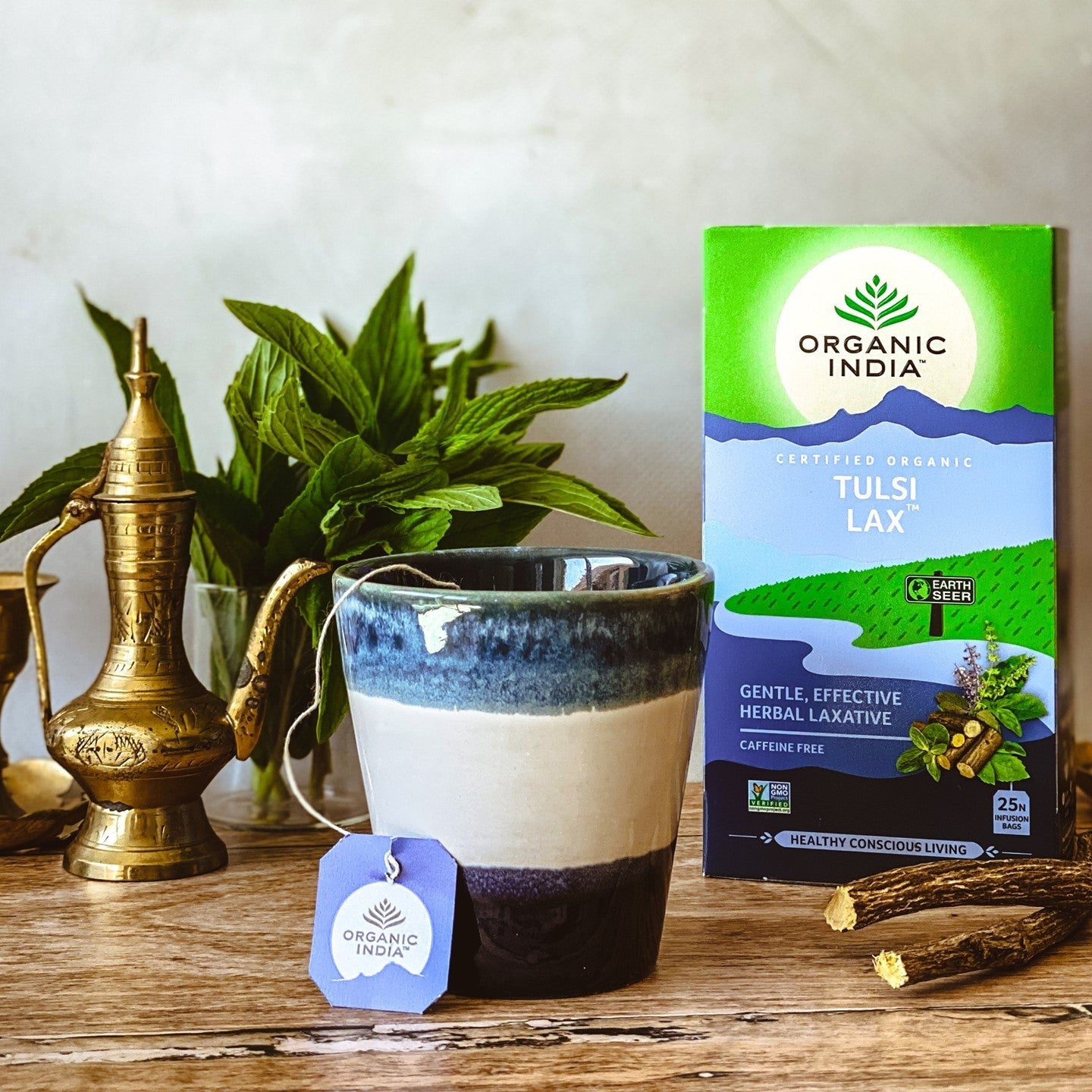Organic India Tulsi Lax Tea