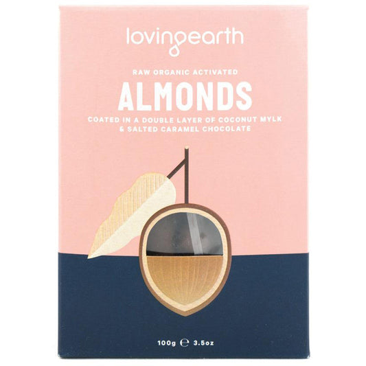 Loving Earth Almonds in Mylk & Salted Caramel Choc