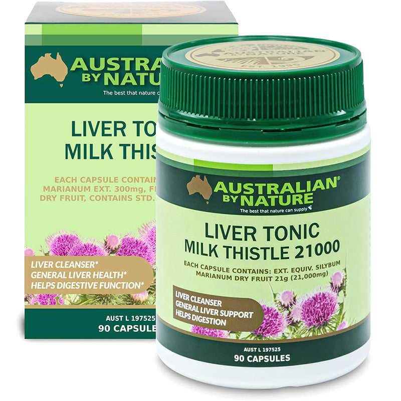 Australian By Nature Liver Tonic Milk Thistle 21,000mg