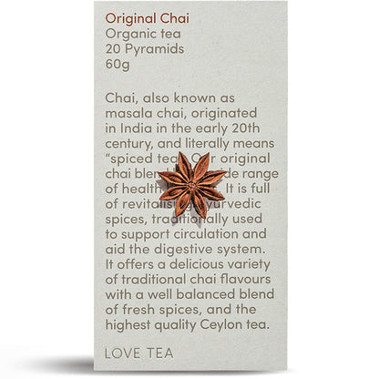 Love Tea Organic Original Chai Tea