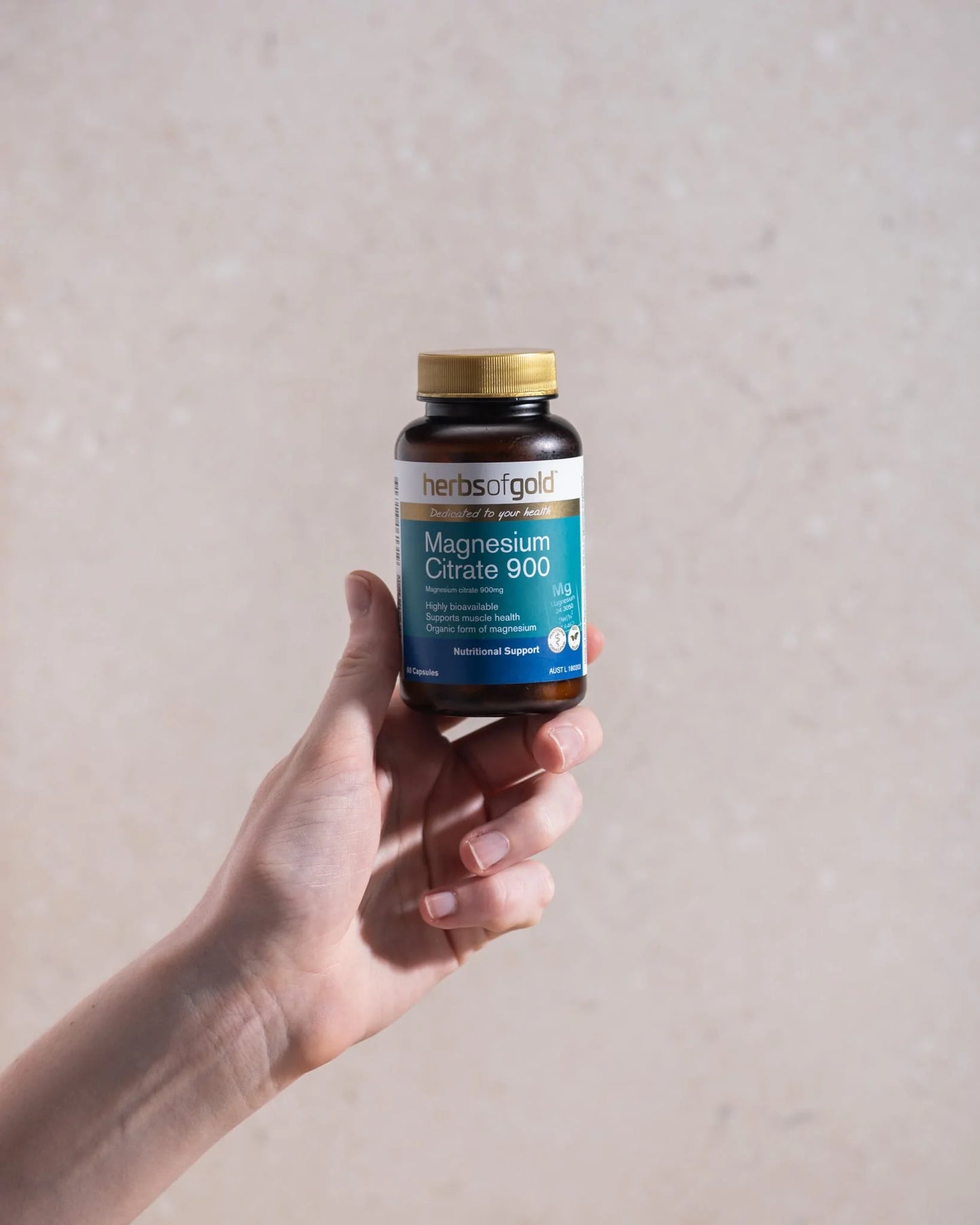 Herbs of Gold Magnesium Citrate 900