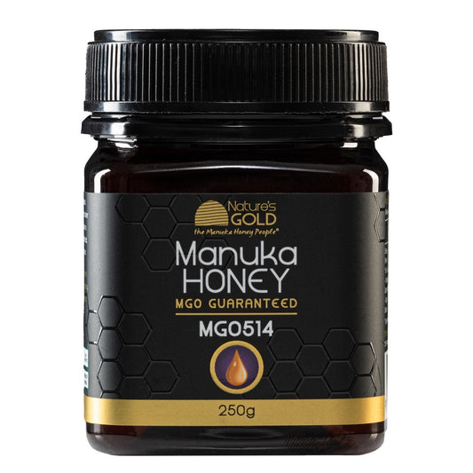 Nature's Gold 100% Raw Australian Manuka Honey MGO 514