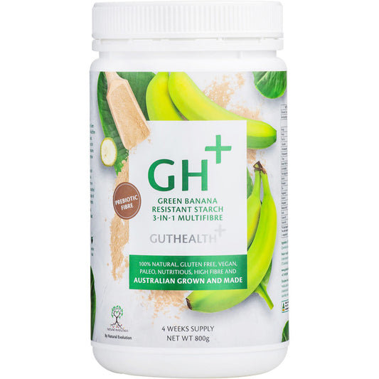 Natural Evolution GutHealth+ Green Banana Resistant Starch 3-in-1 Multifibre