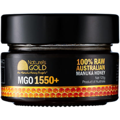 Nature's Gold 100% Raw Australian Manuka Honey MGO 1550+