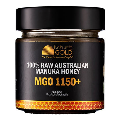 Nature's Gold 100% Raw Australian Manuka Honey MGO 1150+