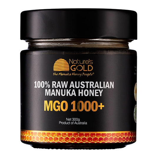 Nature's Gold 100% Raw Australian Manuka Honey MGO 1000+