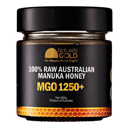 Nature's Gold 100% Raw Australian Manuka Honey MGO 1250+