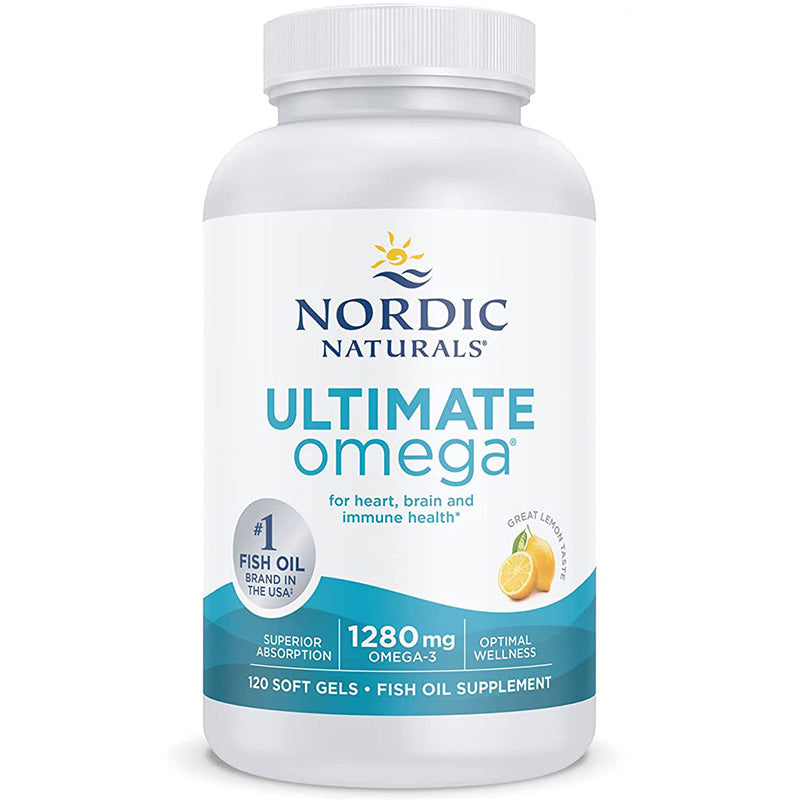 Ultimate Omega, Lemon, 1,280 mg, 120 Soft Gels (640 mg per Soft Gel)