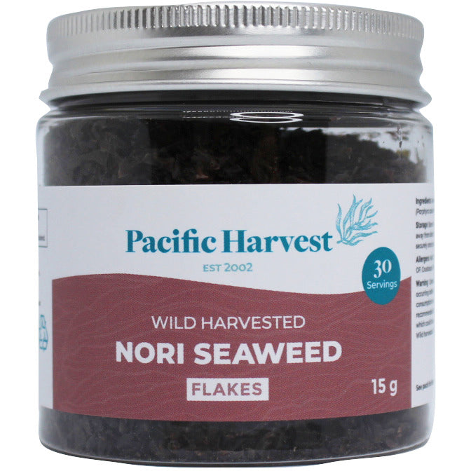 Pacific Harvest Nori Seaweed Flakes (Wild Harvested)