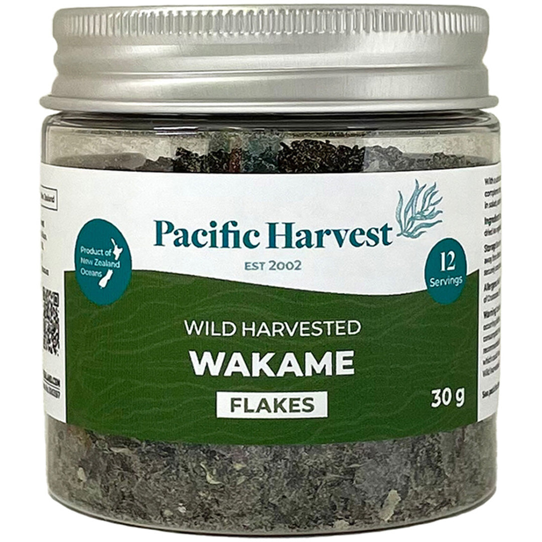 Pacific Harvest Wakame Seaweed Flakes (Wild Harvested)