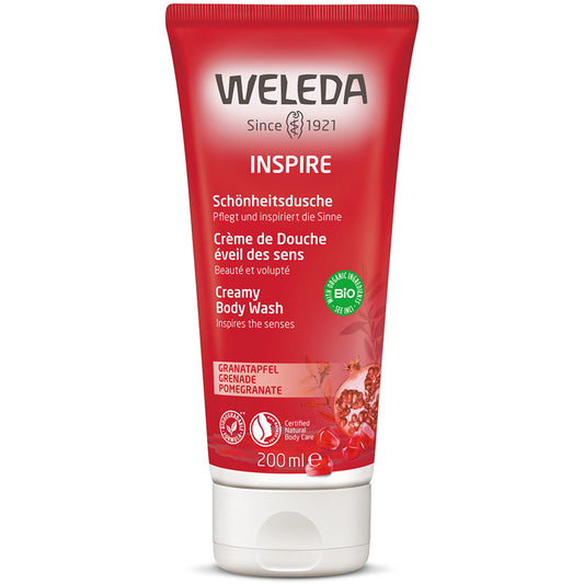 Weleda Inspire Creamy Body Wash Pomegranate