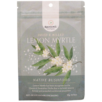 Roogenic Native Bushfood Dried & Milled Lemon Myrtle