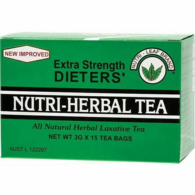 Nutri-Leaf Dieters' Nutri-Herbal Laxative Tea Extra Strength