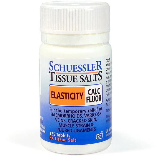 Schuessler Tissue Salts Calc Fluor (Calcium Fluoride) - Elasticity