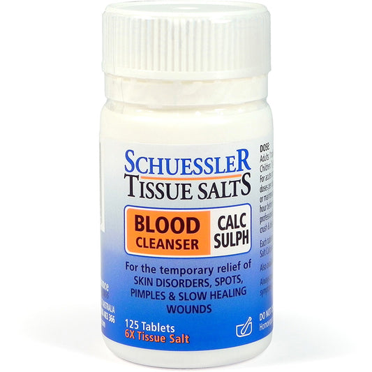 Schuessler Tissue Salts Calc Sulph (Calcium Sulphate) - Blood Cleanser