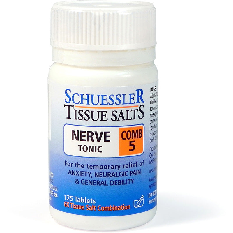 Schuessler Tissue Salts Comb 5 - Nerve Tonic