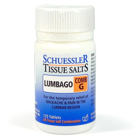 Schuessler Tissue Salts Comb G - Lumbago