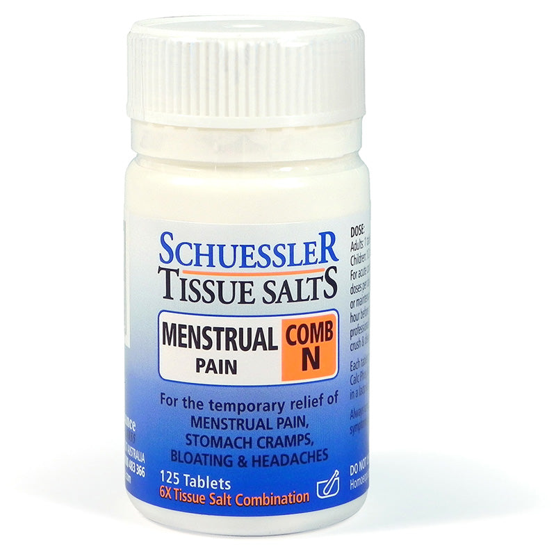 Schuessler Tissue Salts Comb N - Menstrual Pain