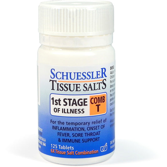 Schuessler Tissue Salts Comb T - 1st Stage of Illness