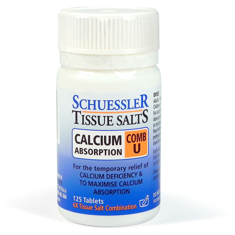 Schuessler Tissue Salts Comb U - Calcium Absorption