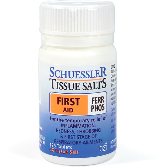 Schuessler Tissue Salts Ferr Phos (Ferrum Phosphate) - First Aid