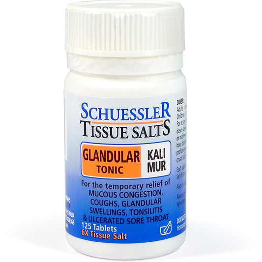 Schuessler Tissue Salts Kali Mur (Potassium Chloride) - Glandular Tonic